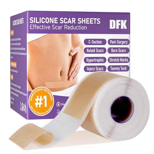 Silicone Scar Sheets, Silicone Scar Tape(1.6"x 79" Roll-2M), Reusable Professional Scar Silicone Strips, Soft Silicone Scar Sheets for Surgical Scars,Keloid,Acne Scars,Burn Scar,C-Section