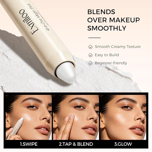 Pearly Ivory Cream Highlighter Stick | Buildable Glow