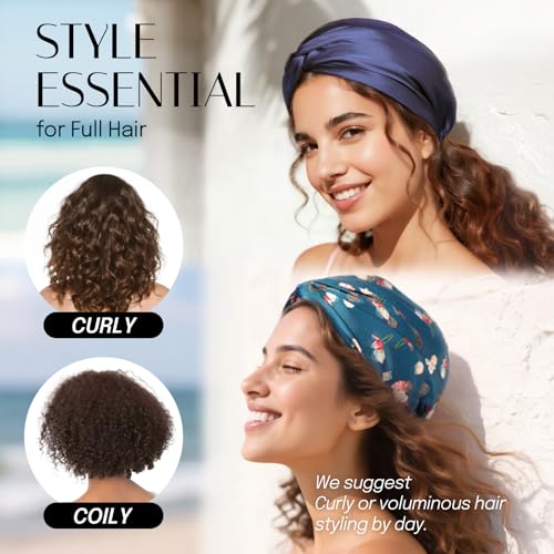 Silk Bonnet for Sleeping – 22 Momme Mulberry Silk, Adjustable