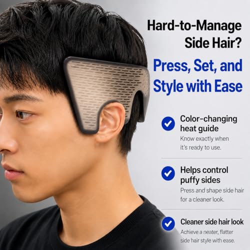 FORBEAUT DropSet Korean Down Perm Band for Men, Heat-Activated Hair Flattener