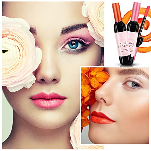 Wine Liquid Lipstick Set - 6 Matte Colors, Waterproof
