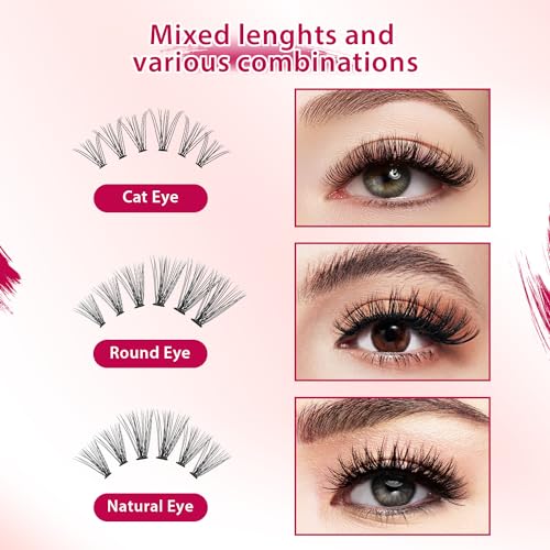 Bodermincer Lash Extensions 240pcs C Curl 10D/20D Cluster