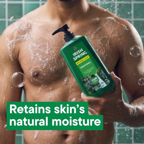 Irish Spring Men's Body Wash, 24HR Fresh, 30 fl oz