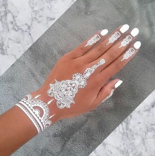 Colored Henna Paste Bottle - Temporary Tattoo Body Art