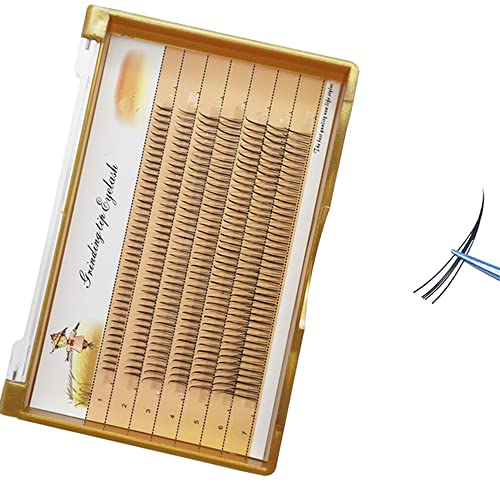 Fishtail Eyelash Extensions Mix Length 10D A Curl Clusters