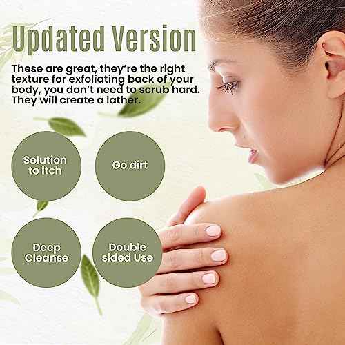 Extra Large Size 35.4" x 11" (2 PCs) Korean Asian Exfoliating Bath Washcloths Mitt Scrub for Body and Back washcloth Glove Viscose Rayon Towel for Soft Skin