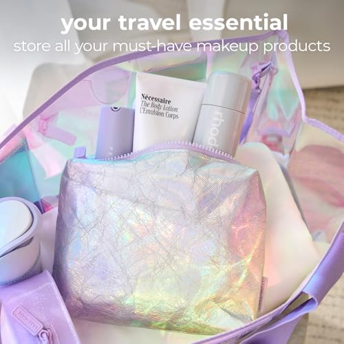 Case-Mate Essential Crinkle Makeup Bag - Waterproof Zipper Pouch - Daily Use Travel Pouch for Toiletries and Beach