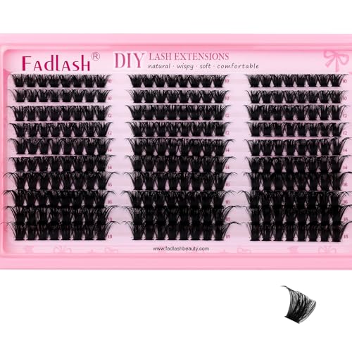 120D Fluffy Eyelash Clusters D Curl DIY Lashes 10-18mm