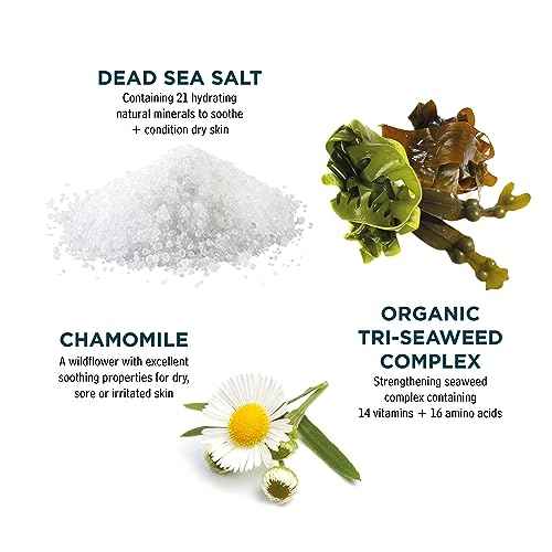 Sea Magik Silky Smooth Body Lotion 10.14oz/ 300ml / Mineral-Rich / Dead Sea Salt and Organic Seaweed/ 100% Vegan/ Sustainable Packaging