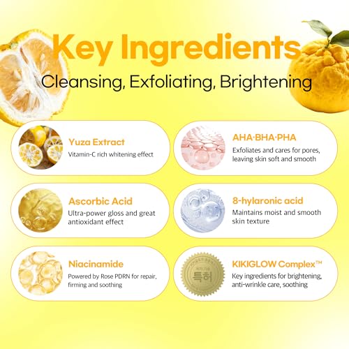 Yuza-C Foaming All-In-One Cleanser 150ml | Korean Makeup Remover