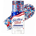 4th of July Face Glitter Stick - Red White Blue Patriotic