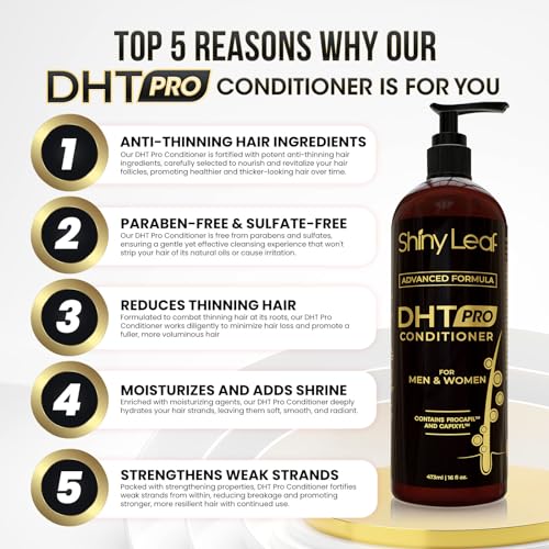Biotin DHT Blocker Conditioner for Thinning Hair, 16 oz