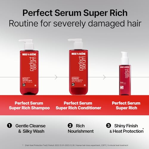 Mise En Scene Perfect Serum Shampoo & Conditioner Set for Damaged Hair
