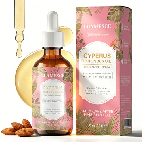 Cyperus Rotundus Hair Growth Reducing Oil for Face & Body - 2oz Organic