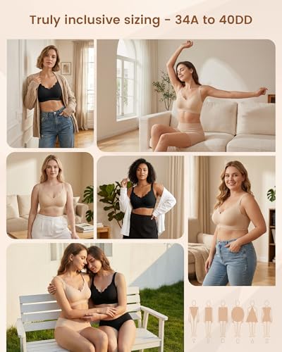 Jelly Bras for Women No Underwire Push Up Bra