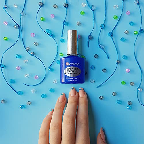 Nail-Aid Sapphire Strength Mega Growth Extra-Strength Nail Hardener Treatment