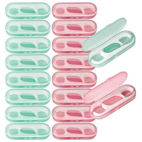 Travel Floss,160 PCS Portable Flossers Dental Picks,16 Pack Individually Cases with Flossing Pick,Floss Sticks for Adults Teeth Cleaning, Sealed Storage Ideal for Family, Hotel, Trip