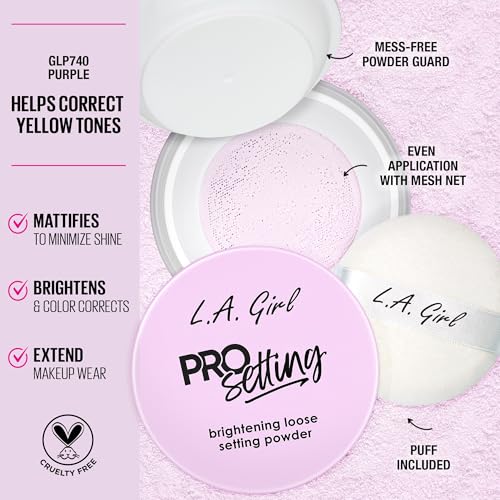 L.A. Girl Pro.Setting Brightening Loose Powder - Purple GLP740