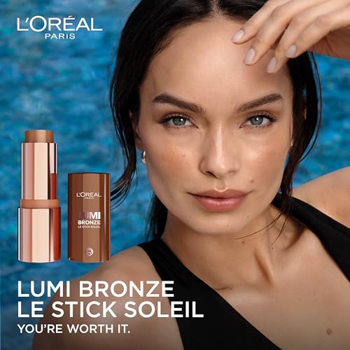 L'Oreal Paris Lumi Bronze Le Stick Soleil Bronzer Stick, 100 Sunkissed Rosé