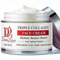 Triple Collagen Face Moisturizer ? Retinol-Free Anti-Aging Cream for Sensitive Skin with PDRN (Salmon DNA) & Hyaluronic Acid ? Firming & Wrinkle Smoothing, Fragrance-Free, 1.7 oz