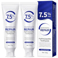 NIFEISHI Fluoride-Free 7.5% Nano Hydroxyapatite Toothpaste 2x3.4oz – Enamel Remineralizing, Sensitive Teeth
