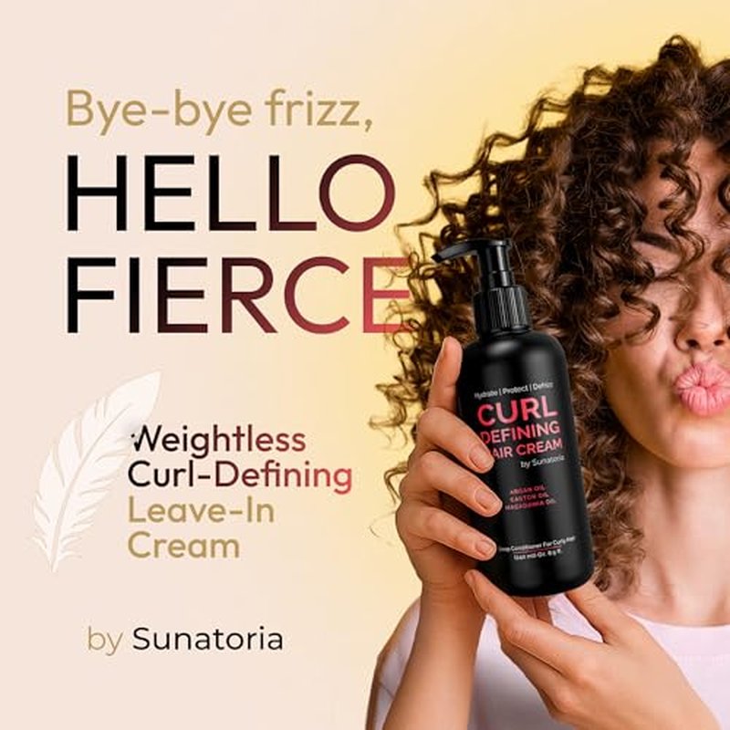 Curl Cream – Lightweight Leave-In Curl Definer with Macadamia & Argan Oil