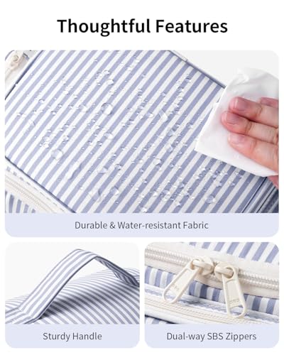 Narwey Hanging Travel Toiletry Bag for Women - Large Makeup Organizer
