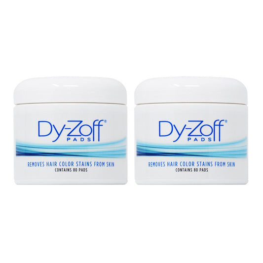 King Research Dy-Zoff Pads Removes Hair Color Stains From Skin 80 Pads (Pack of 2)