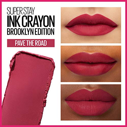 Maybelline Super Stay Ink Crayon Matte Lipstick, Pave The Road