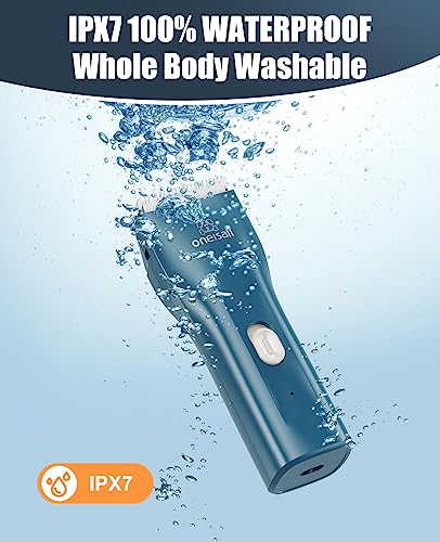 Oneisall Waterproof Cat Clippers for Matted Hair - Quiet & Cordless