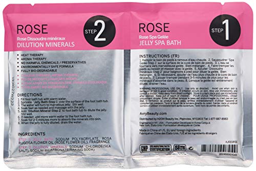 Gel-Ohh Jelly Spa Rose - Foot Relaxation & Aromatherapy, 1 Count