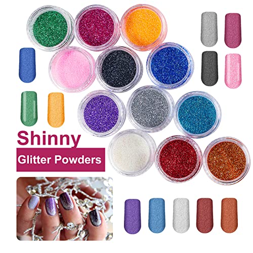 Acrylic Nail Kit for Beginners - Complete DIY Starter Set with Powders & Glitter