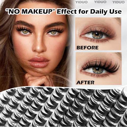 Bunny Manga Lash Clusters Kit - 120 Pcs with Bond & Remover