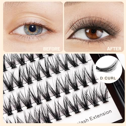 Vayator Faux Mink Eyelash Clusters 20D 200pcs Mixed Lengths