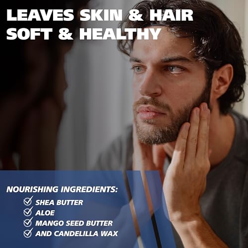 Wahl Beard Balm for Men - Shapes and Styles Facial Hair ? Leave in Conditioner for a Light Hold for All-Day Control ? With Shea Butter, Aloe, Mango Seed Butter & Candelilla Wax - Model 3028690