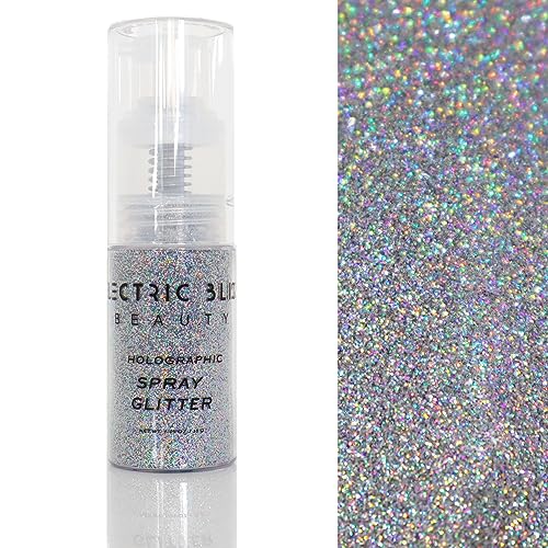 Holographic Silver Glitter Spray - 30g Cosmetic Grade