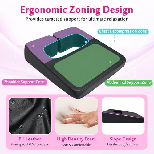 AOSSA Ergonomic Breast Support Pillow for Massage Table & Prone Sleep