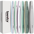 Teenitor 6-Piece Nail File and Buffer Kit for Natural and Acrylic Nails
