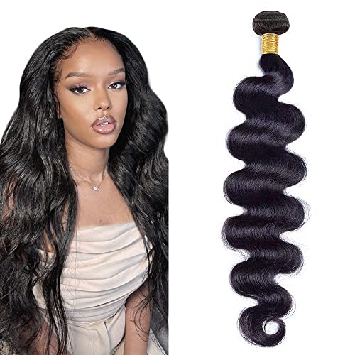 Brazilian Body Wave Hair Bundles 28 Inch Natural Black