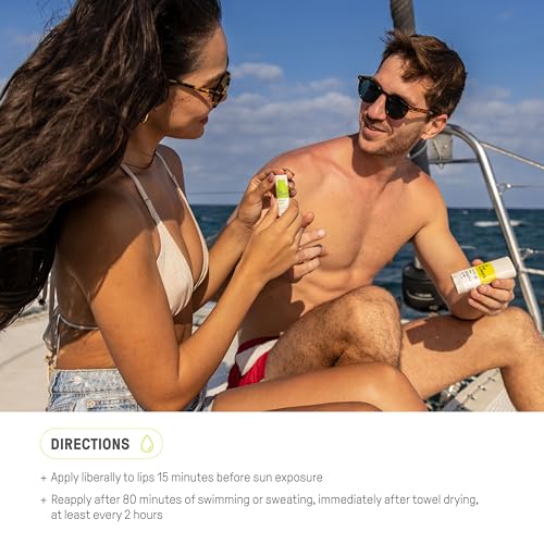 Raw Elements Organic Sunscreen Lip Balm - SPF 30, Reef-Safe
