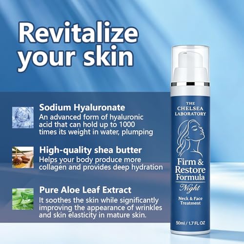 Chelsea Lab Firming Night Cream | 50ml Face & Neck Moisturizer