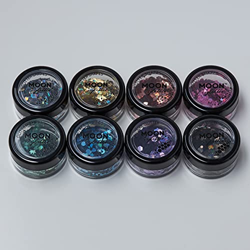 Moon Glitter Holographic Gold Cosmetic Glitter 0.10oz