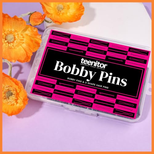 Teenitor 300pc Bobby Pin Kit - Brown Hair Pins & Bun Clips