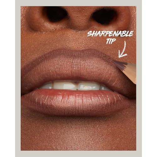 Beauty Glazed 6pcs Nude Brown Lip Liner Makeup Set - Waterproof & Smudge-Proof Matte Pencil, Long-Lasting & Durable, Smooth & Easy Glide, Non-Smudge, Contouring, Filling & Layering (NUDE-PINK Set)
