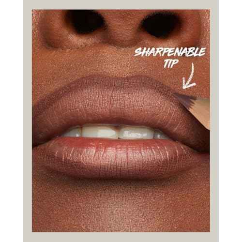 Beauty Glazed 6pcs Nude Brown Lip Liner Makeup Set - Waterproof & Smudge-Proof Matte Pencil, Long-Lasting & Durable, Smooth & Easy Glide, Non-Smudge, Contouring, Filling & Layering (NUDE-PINK Set)