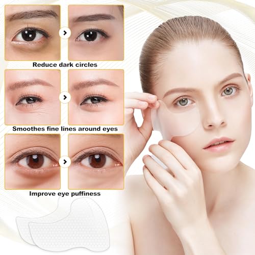 Hotodeal Under Eye Patches (10 Pairs), Using Under Eye Mask Overnight, Eye Patches for Puffy Eyes and Dark Circles, Anti-wrinkle and Lifting Firmness Skin Care, 100% Water-soluble Breathable