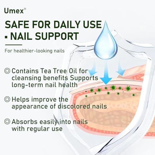 Nail Treatment & Cuticle Oil Ginger Strengthener for Brittle Nails - 2Pcs