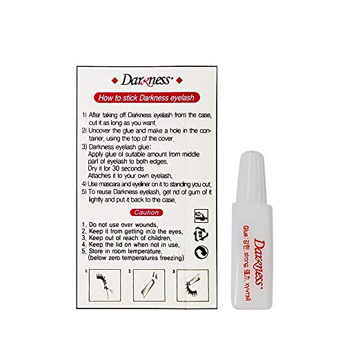 Darkness False Eyelashes WXOS with Lash Glue