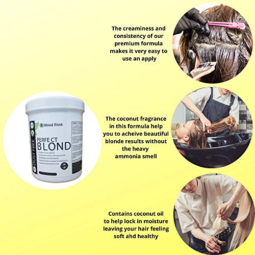 Blond Forte Blue Powder Hair Lightener & Toner - 1.1 Pound Italy Made