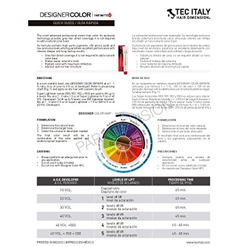 Tec Italy Designer Color Hight Fidelity Color 3 Oz (6 Dark Blonde)